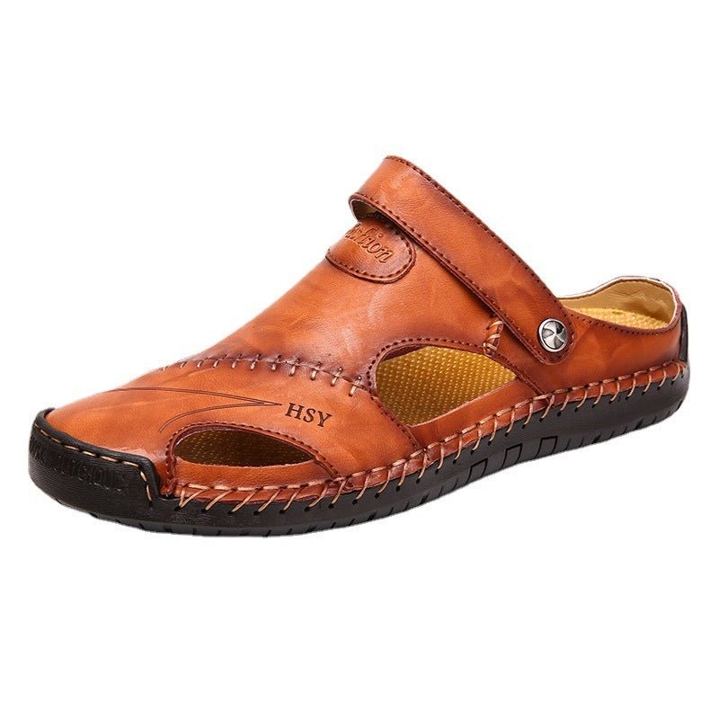 Genuine Leather Roman Summer Sandals For Men - Elite styles