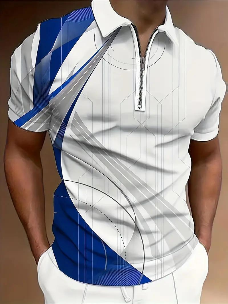 Printed Golf Shirt For Men - Elite styles