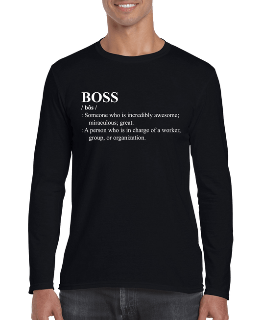 BOSS Definition Men's Long Sleeve Shirt - Elite styles