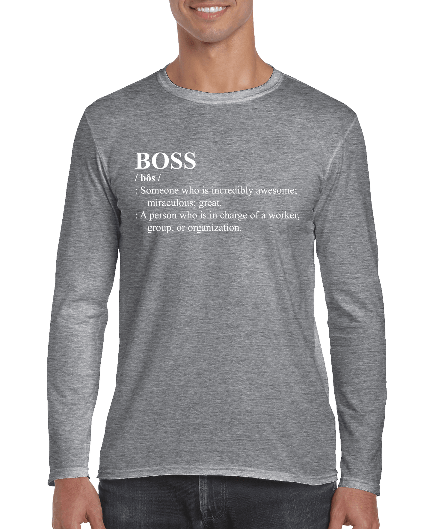 BOSS Definition Men's Long Sleeve Shirt - Elite styles