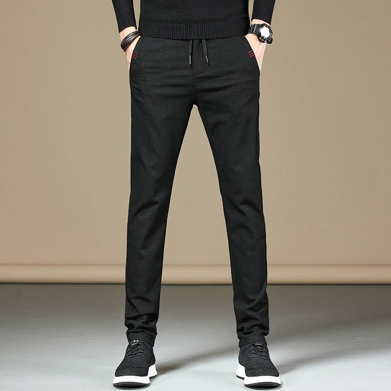 Casual pants men trendy wild youth casual pants - Elite styles