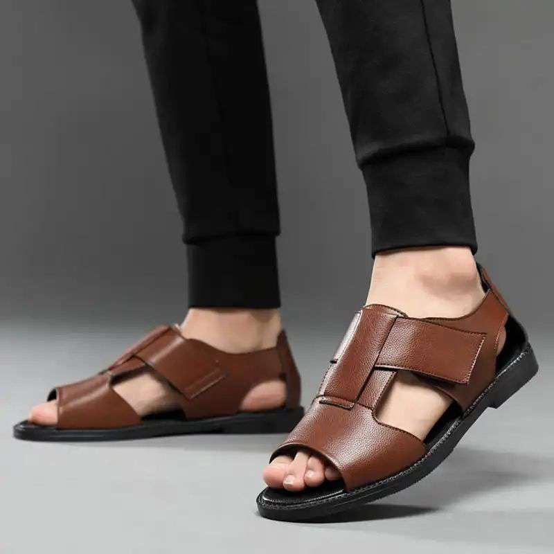 Casual Sandals Breathable Soft Beach Men Roman Shoes - Elite styles