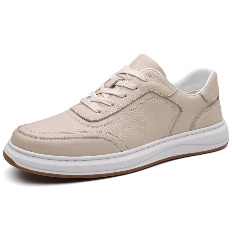Casual Soft Leather Soft Bottom Men's Sneakers - Elite styles