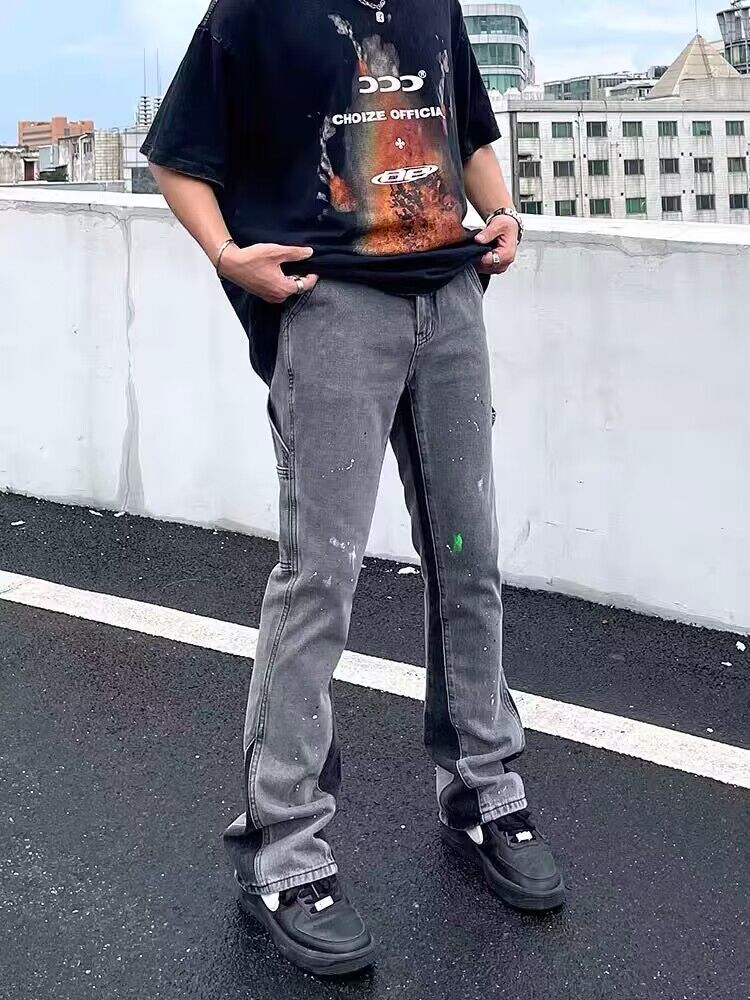 Fashion Horn Denim Pants Men - Elite styles