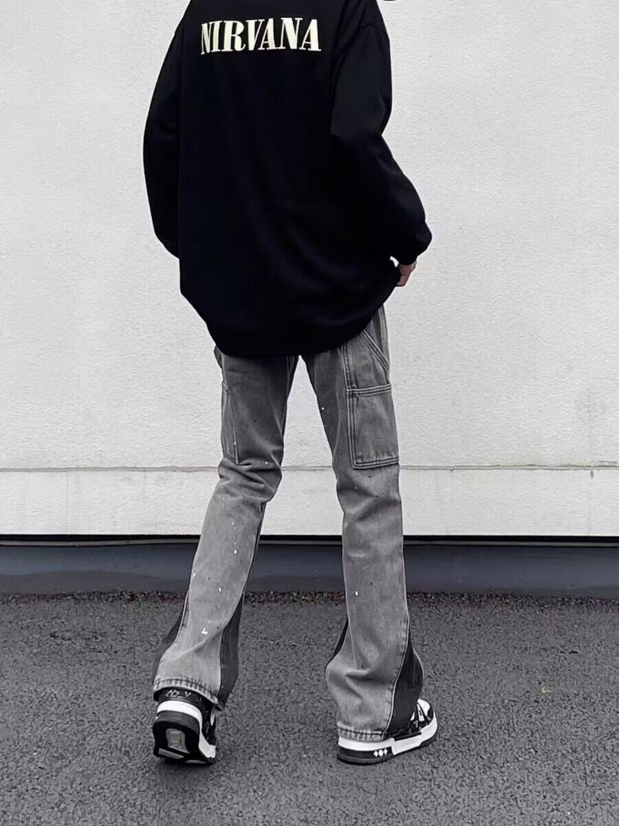 Fashion Horn Denim Pants Men - Elite styles