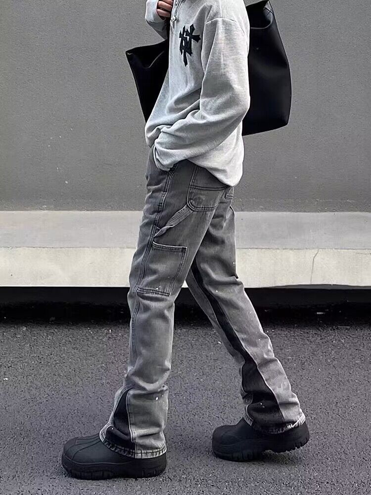 Fashion Horn Denim Pants Men - Elite styles