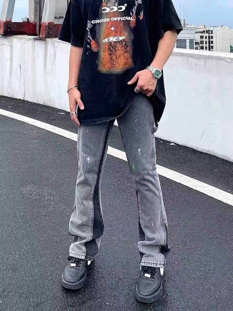 Fashion Horn Denim Pants Men - Elite styles