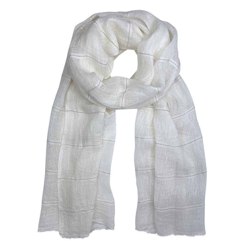 Gauze Stripe Linen Wrap - Elite styles