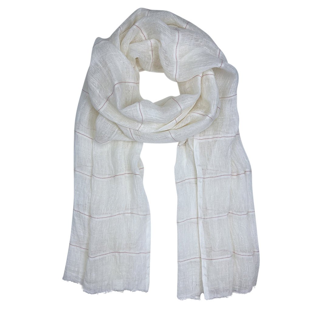 Gauze Stripe Linen Wrap - Elite styles