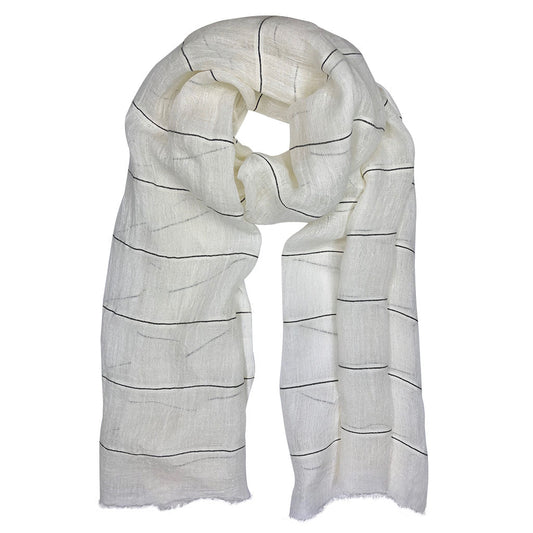 Gauze Stripe Linen Wrap - Elite styles
