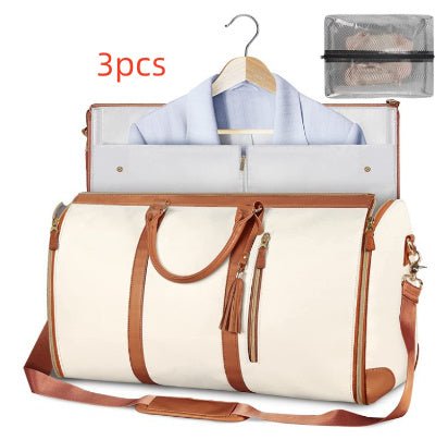 Large Capacity Travel Duffle Bag Women's Handbag Folding Suit Bag Waterproof Clothes Totes - Elite styles