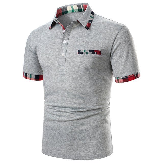 Men Polo Men Shirt Short Sleeve Polo Shirt - Elite styles