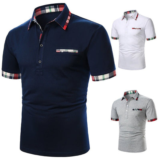 Men Polo Men Shirt Short Sleeve Polo Shirt - Elite styles