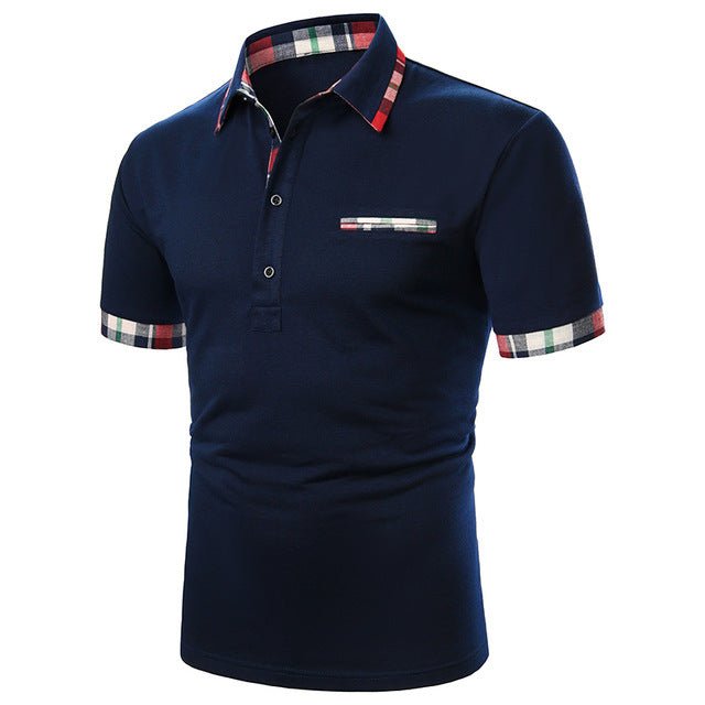 Men Polo Men Shirt Short Sleeve Polo Shirt - Elite styles