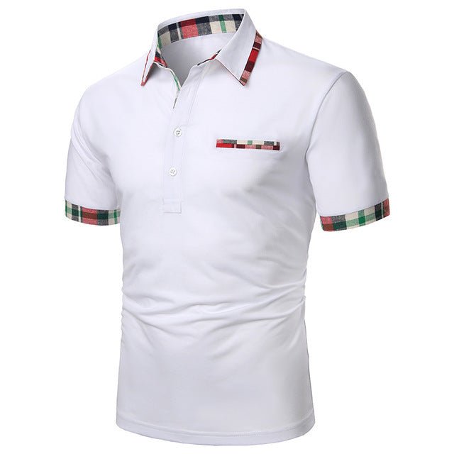 Men Polo Men Shirt Short Sleeve Polo Shirt - Elite styles
