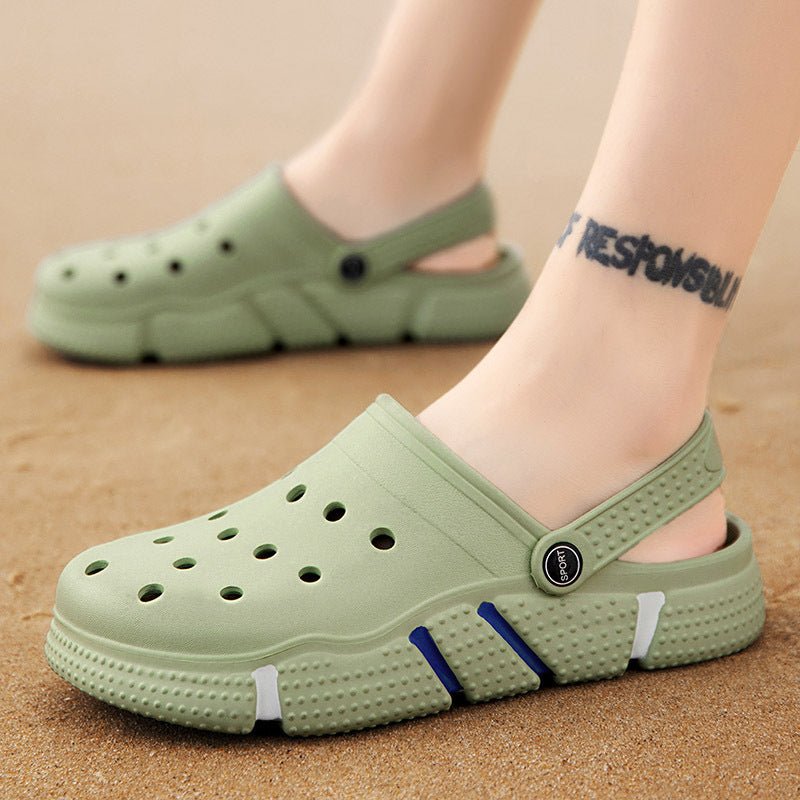 Men Sandals Summer Hole Shoes Beach Slippers - Elite styles