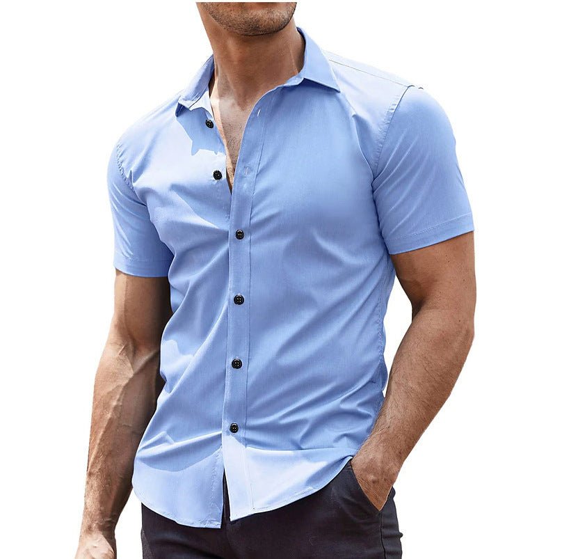 Muscle Men Shaping Simple Shirt - Elite styles