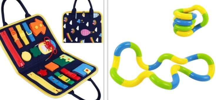 New Busy Book Children's Busy Board Dressing And Buttoning Learning Baby Early Education Preschool Sensory Learning Toy - Elite styles