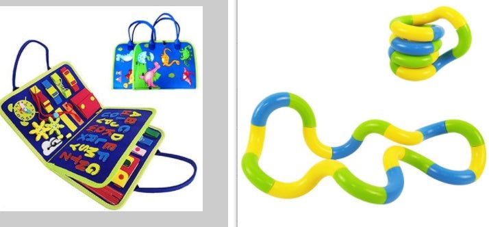 New Busy Book Children's Busy Board Dressing And Buttoning Learning Baby Early Education Preschool Sensory Learning Toy - Elite styles