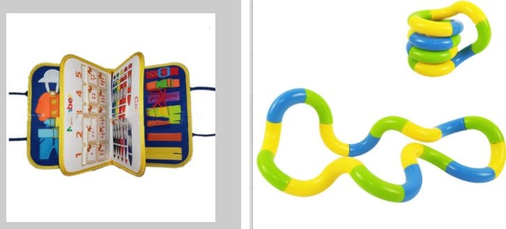 New Busy Book Children's Busy Board Dressing And Buttoning Learning Baby Early Education Preschool Sensory Learning Toy - Elite styles