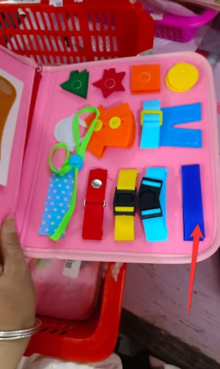 New Busy Book Children's Busy Board Dressing And Buttoning Learning Baby Early Education Preschool Sensory Learning Toy - Elite styles