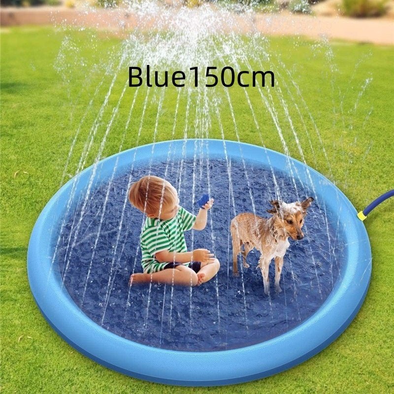 Non - Slip Splash Pad For Kids And Pet Dog Pool Summer Outdoor Water Toys Fun Backyard Fountain Play Mat - Elite styles
