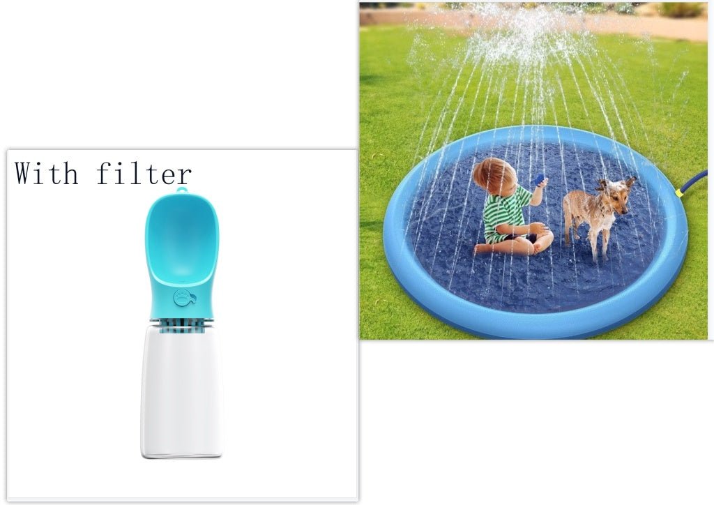 Non - Slip Splash Pad For Kids And Pet Dog Pool Summer Outdoor Water Toys Fun Backyard Fountain Play Mat - Elite styles