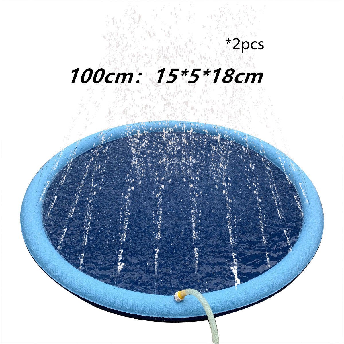 Non - Slip Splash Pad For Kids And Pet Dog Pool Summer Outdoor Water Toys Fun Backyard Fountain Play Mat - Elite styles