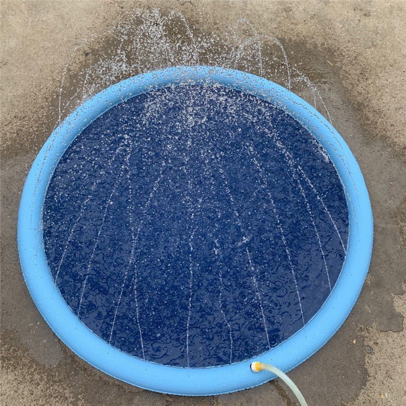 Non - Slip Splash Pad For Kids And Pet Dog Pool Summer Outdoor Water Toys Fun Backyard Fountain Play Mat - Elite styles