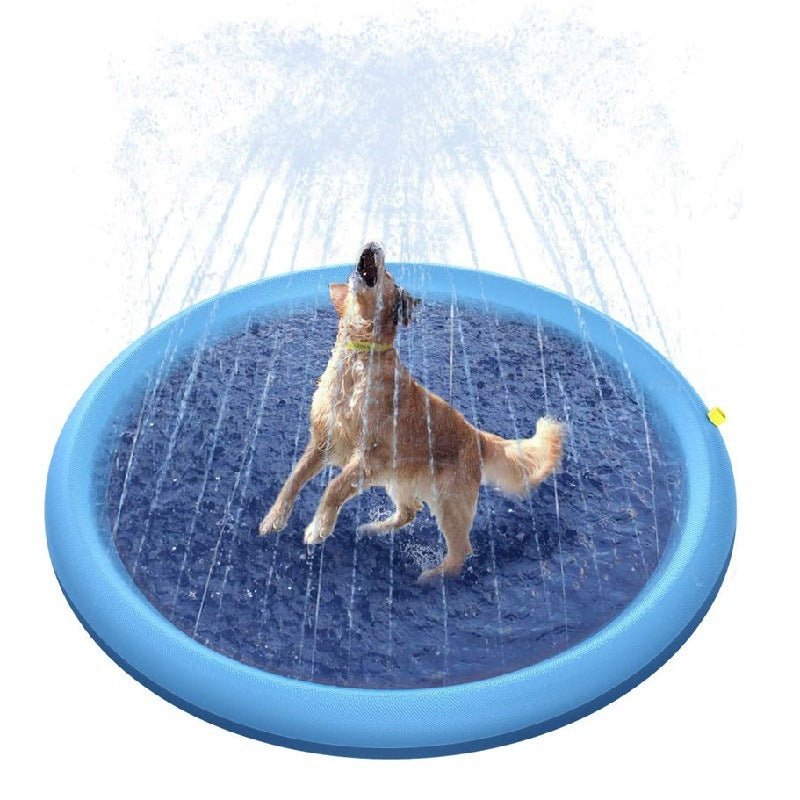 Non - Slip Splash Pad For Kids And Pet Dog Pool Summer Outdoor Water Toys Fun Backyard Fountain Play Mat - Elite styles