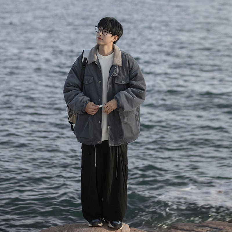 Retro Fashion Brand Boys Workwear Cotton Coat Tide - Elite styles