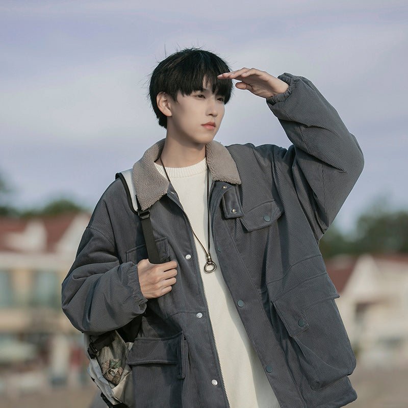 Retro Fashion Brand Boys Workwear Cotton Coat Tide - Elite styles