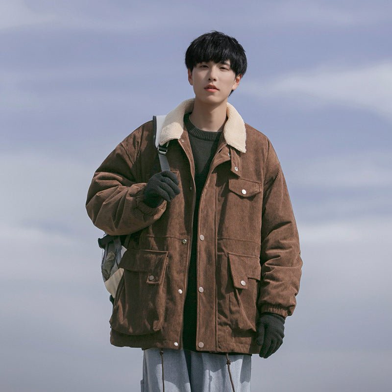 Retro Fashion Brand Boys Workwear Cotton Coat Tide - Elite styles