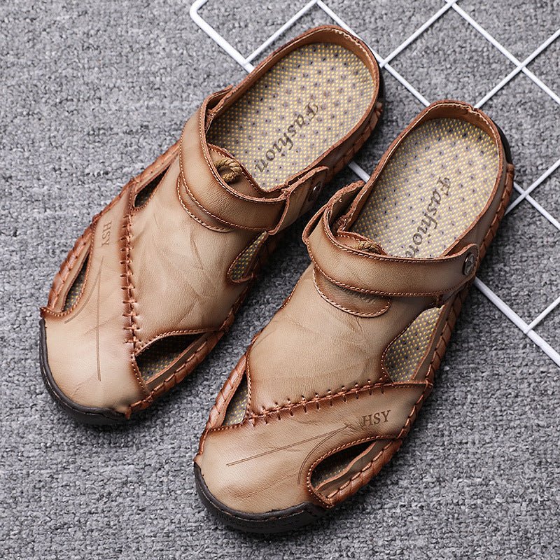 Summer Baotou Sandals Men Tide Soft Bottom Men Sandals And Slippers Casual All Match Outdoor Beach Shoes - Elite styles