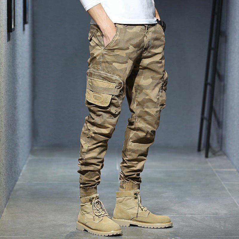 Thin Casual Pants Ankle - tied Harem Pants Trendy Men - Elite styles