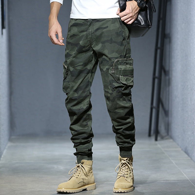 Thin Casual Pants Ankle - tied Harem Pants Trendy Men - Elite styles