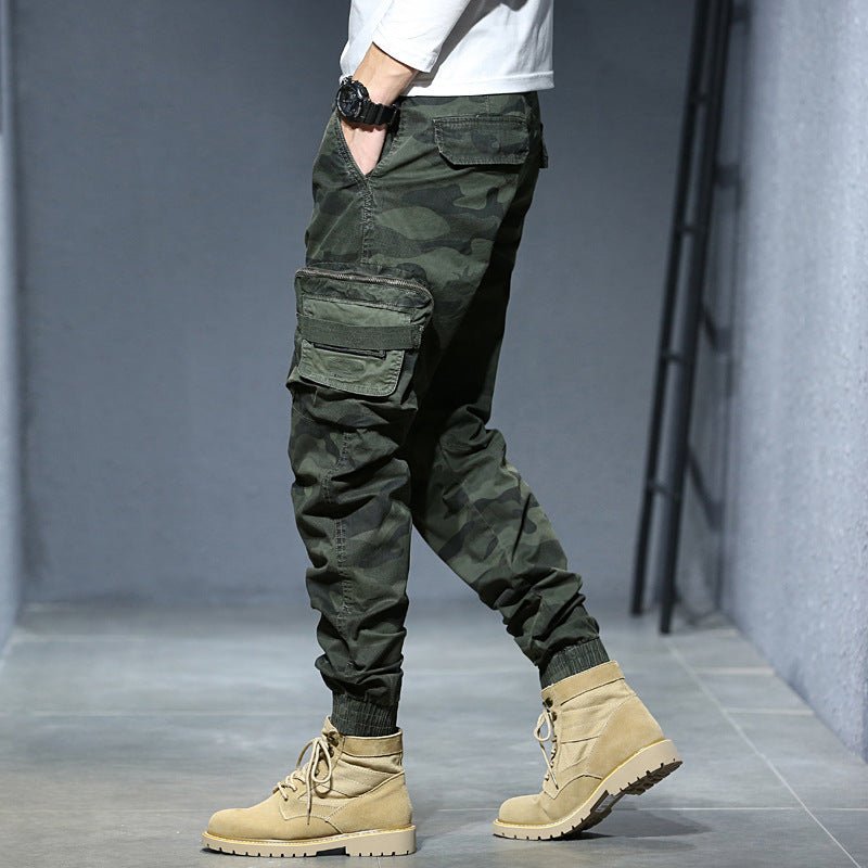 Thin Casual Pants Ankle - tied Harem Pants Trendy Men - Elite styles
