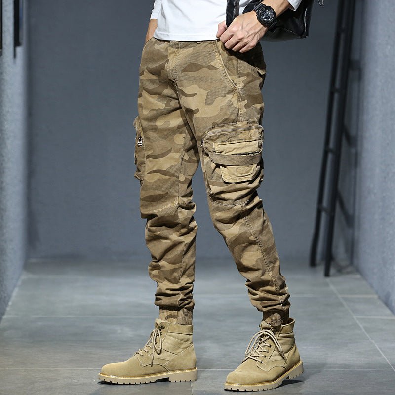 Thin Casual Pants Ankle - tied Harem Pants Trendy Men - Elite styles