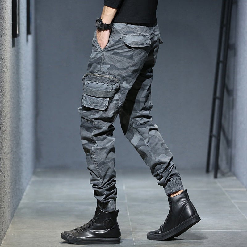Thin Casual Pants Ankle - tied Harem Pants Trendy Men - Elite styles