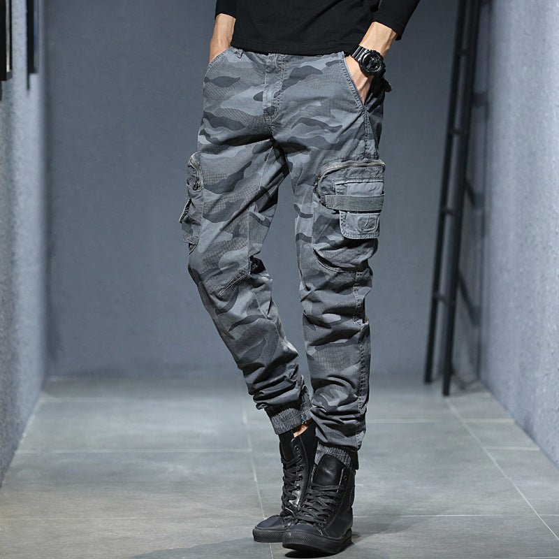 Thin Casual Pants Ankle - tied Harem Pants Trendy Men - Elite styles